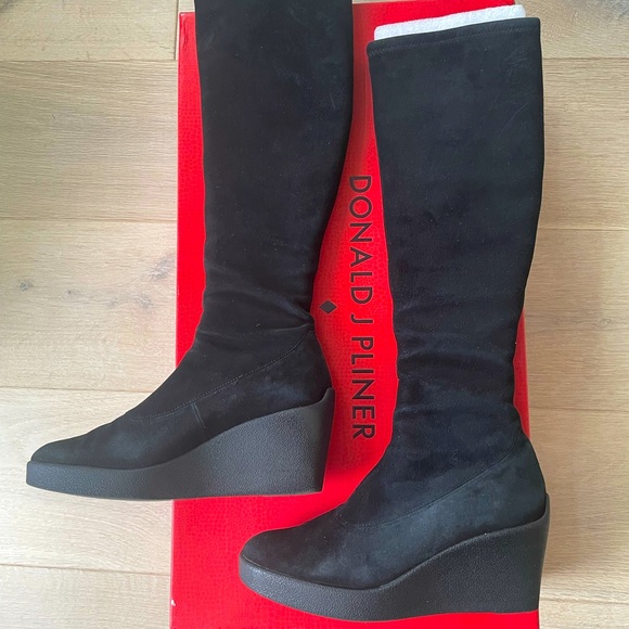 Donald J Pliner Lark Suede Knee High 
